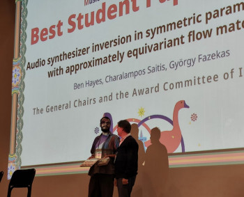 Best student paper and outstanding reviewer awards at ISMIR 2025