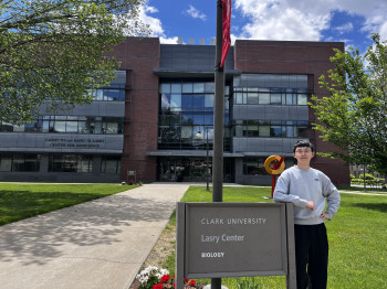 Jingcheng Wei visits Clark University with a Company of Biologists collaboration grant 