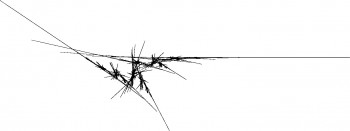 What is the two-dimensional shadow of a four-dimensional fractal?