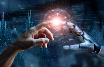 Queen Mary University of London seeks 30 new academics in AI, Machine Learning and Computer Science A human hand touching a robotic hand