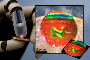 Robots can now "see" touch thanks to a new colour-changing tactile sensor