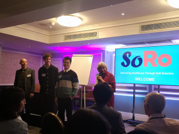 Queen Mary student wins the Best Poster Presentation at Medical Robotics Conference - SoRo 2024 Chen Liu was presented the award at the conference