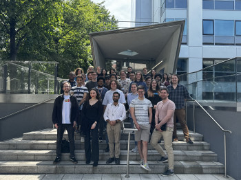 The PhD students in attendance
