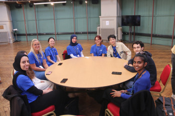 Our fantastic team of student volunteers, whose tireless work helped make EnFI2025 a resounding success.