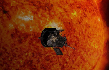 New research reveals presence of helicity barrier the the near-Sun solar wind Parker Solar Probe (credit: NASA)