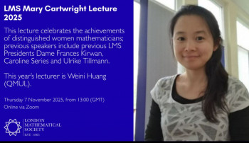 2025 LMS Mary Cartwright lecture