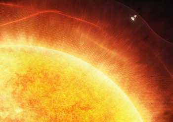 Parker Solar Probe reaches the Alfvén critical surface, artists impression. Image: NASA.