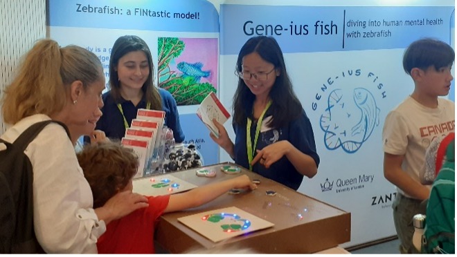 engaging the public about use of zebrafish for psychology research