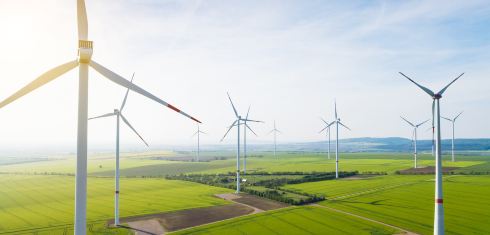 Image of a windfarm